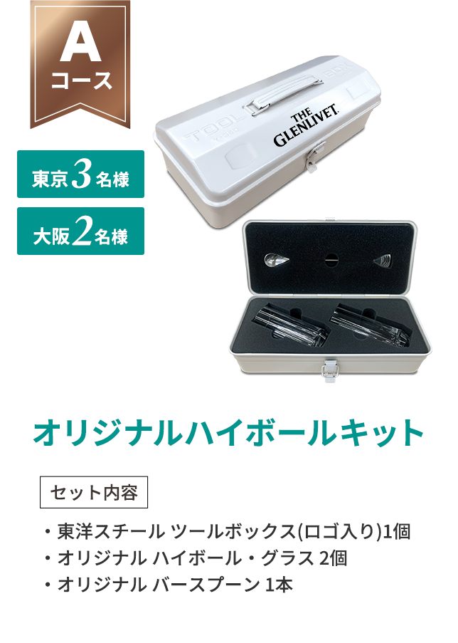 Aコース オリジナルハイボールキット